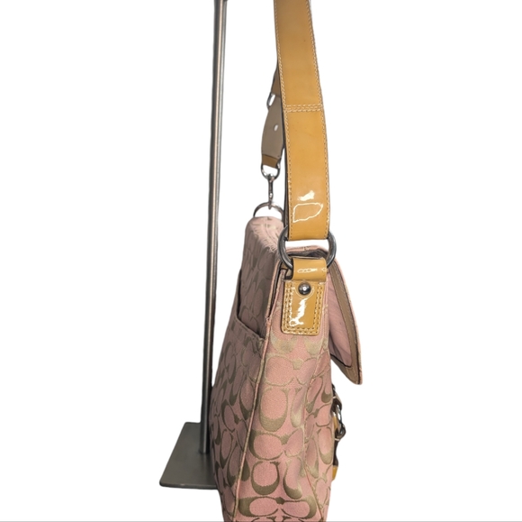 COACH Signature Cassie Turnlock Shoulder Bag - Picture 14 of 15